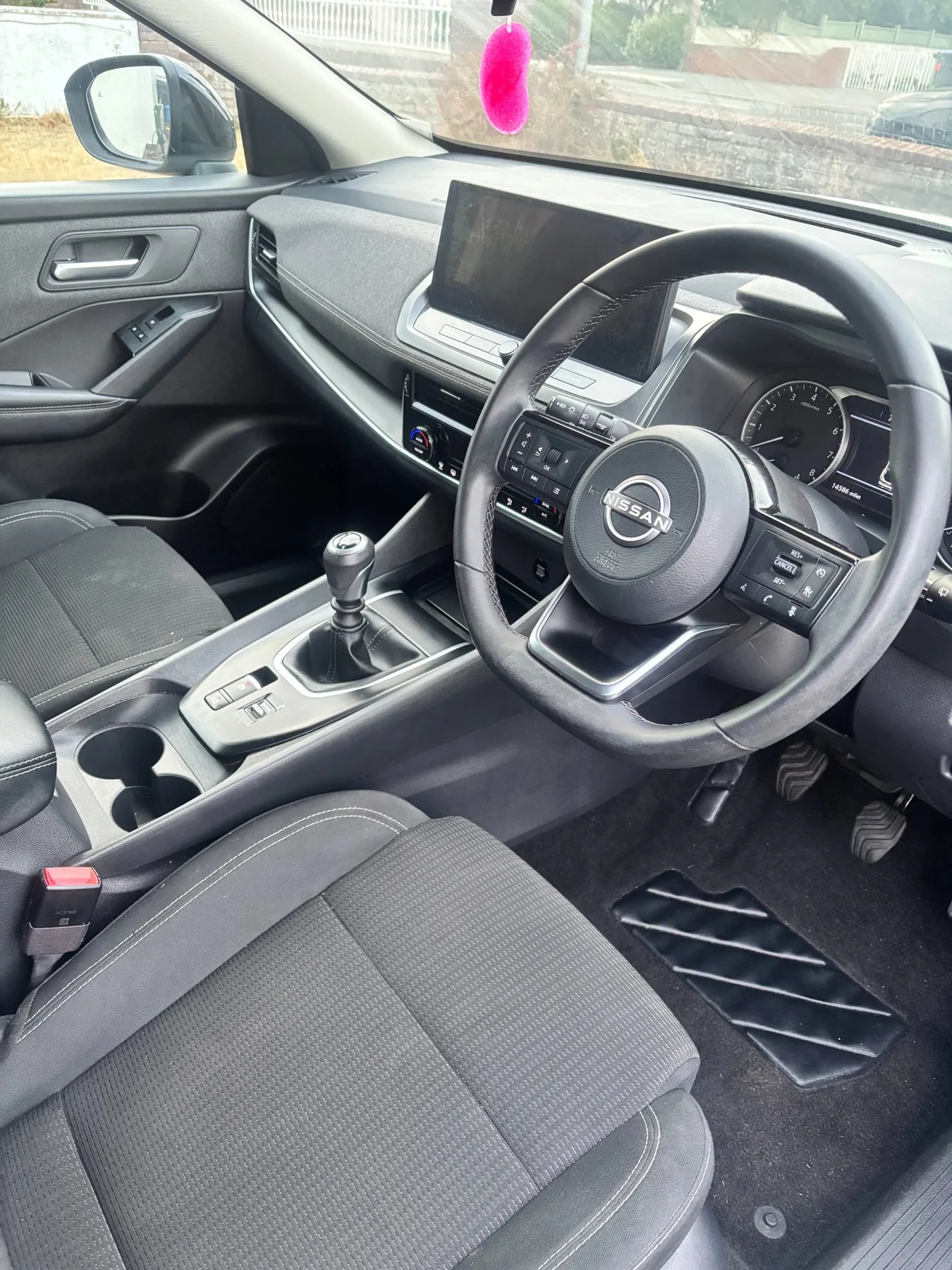 Clean Nissan interior after valet